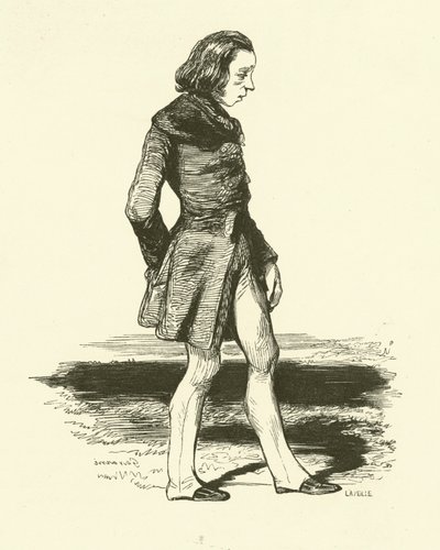 De Dichter door Paul after Gavarni